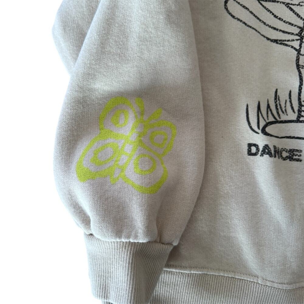 Zara Kids Graphic Sweatshirt Print “Dance to the Beat of the Sound” Size 13/14 - Picture 2 of 7